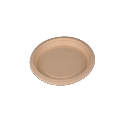 China Eco Friendly Disposable 7 Inch Sugarcane Party Compostable Recyclable Dishes For Wedding for sale