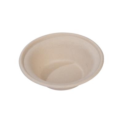 China 100% Biodegradable Disposable Takeout Food Container Bagasse Sugar Cane Disposable Paper Soup Bowl for sale