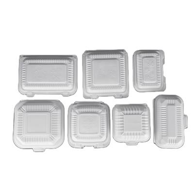 China Freshness Preservation Disposable Fast Food Container Corn Starch Biodegradable PP 500/600/900ml Lunch Box for sale