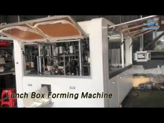 Multi Grid Lunch Box Forming Machine 12KW Carton Paper Intelligent