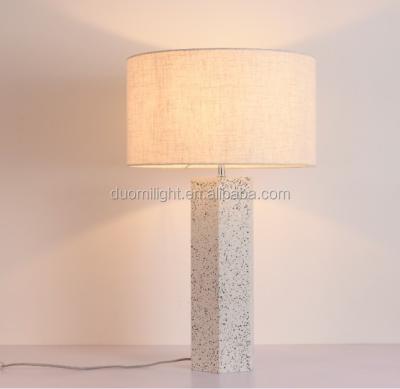 China EUROPEAN high quality home decor lighting decoration terrazzo modern concrete table lamp lamps for sale