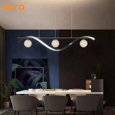 China Wave Modern Personality Living Room Restaurant Creative Chandelier for sale