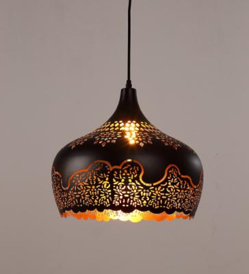 China Art Unique New Pear Moroccan Modern Hanging Lamp Made of Metal Handcrafted Turkish Lamp for sale