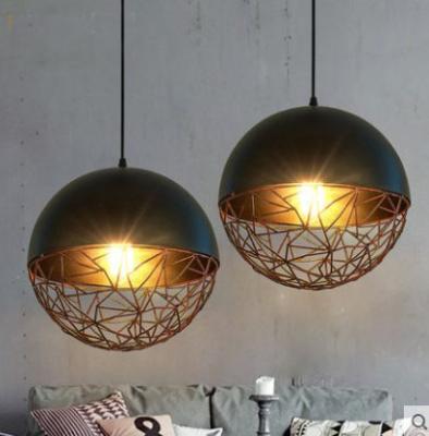 China Modern Hanging Lights Unique Art Zhong shan Lamps Living Room Metal Iron Cage Chandelier Lamp Manufacture Modern Pendant Lights Kitchen for sale