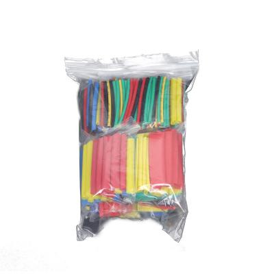 China Environmental Insulated Joint Data Cable Repair Accessories 328pcs Color Heat Shrink Thick Wall Insulated Tubing Heat Shrink Tubing Assembly for sale