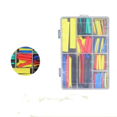 China 328pcs Seal Shrink Tube Heat Shrink Tubing 2:1 PVC Cable Sleeves Environmental Insulated Colorful Insulation Sleeving Waterproof Heat Shrinkable Tubing for sale