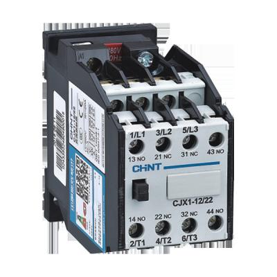 China Copper Motor Controller CHINT CJX1-12/22 AC Single Phase Three Phase Contactor for sale