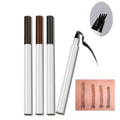 China 2021 Durable Best Selling Waterproof Eyebrow Pencil Private Label Custom Eyebrow Tattoo Pen for sale