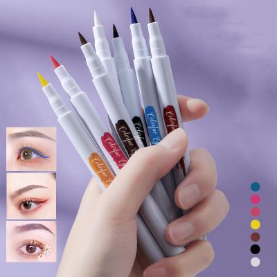 China Makeup Waterproof 7 Color Colored Eyeliner Pencil Set Private Label Waterproof Liquid Eyeliner Pencil With Box for sale