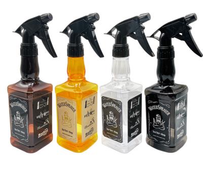 China Plastic Bottle Hair Salon Spray Bottle Vintage Hairdressing Oil Head Special Water Bottle for sale