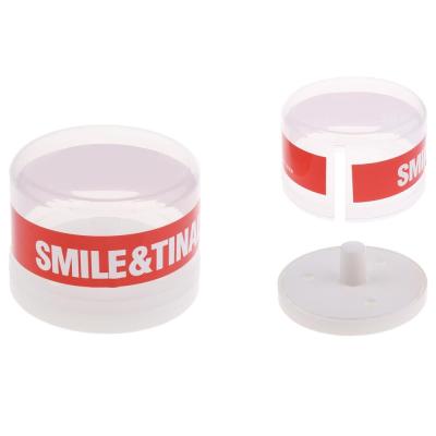 China Plastic Plastic Neck Paper Dispenser Box, Disposable Neck Band Roll Container Salon Paper Tissue Holder Case for sale