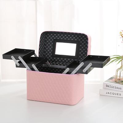 China Durable Factory Direct Sell Eco Friendly Portable Delicate Beauty Sports Makeup Cosmetic Bag Mesh for sale