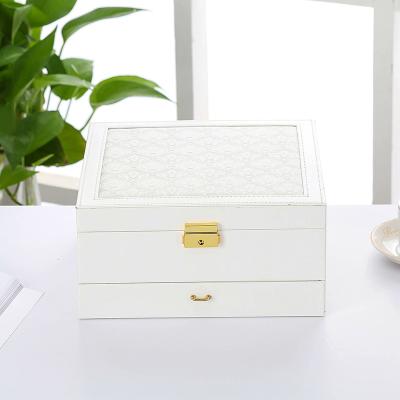 China Jewelry Display Packaging Factory Directly Sell Custom Logo Holographic Plastic Jewelry Storage Box Low Low MOQ Cheap Price for sale