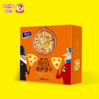 Chine China cracker biscuit suppliers pizza tea biscuit custom original normal time and crispy pizza flavor delicious cracker à vendre