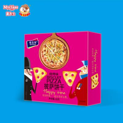 China Normal Wholesale Flavor Salty Crackers Crunchy Flavor BBQ Flavor Pizza Cookie Delicious Cookie Biscuit for sale