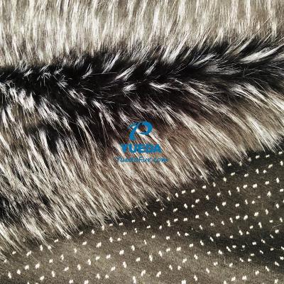 China Black toy color faux raccoon fur [YUEDA fur factory],wine color fake raccoon fur for making fur collars for sale