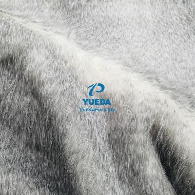 China Toy Print Faux Wolf Dog Long Haired Fur Fabric [YUEDA Fur Factory] for sale