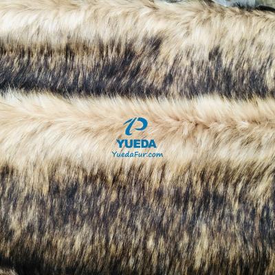 China [YUEDA Fur Factory] Faux Toy Raccoon Fur, Heavy Faux Fur Fabric, Faux Raccoon Fur for sale