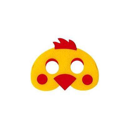 China Kindergarten Chicken Easter Headgear Performing Small Animal Props Mask Eco - Friendly Material for sale