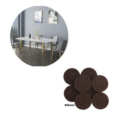 China Handmade Felt Furniture Scratch Protector Pads Self Adhesive Chair Table Wooden Wall Floor Foot Pad for sale