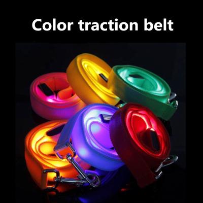 China Viable Instant Pull Pet LED Dog Rope Traction Nylon Safety Traction Belt is directly supplied by the source manufacturer for sale