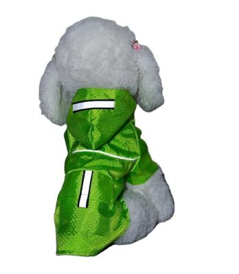 China Sustainable Double Layer Dog Clothes With Pockets Windproofrainproof And Snow Proof Small Teddy Dog Pet Raincoat Wholesale for sale