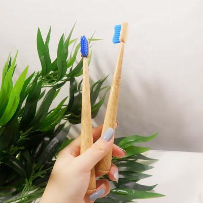 China 2021 Hot Sale Disposable Wholesale Soft Toothbrush Charcoal Bamboo Toothbrush for sale