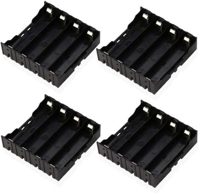 China Putting 3.7V Battery Holder Case Storage 18650 Battery Holder Case With 4 Pin Slots for sale