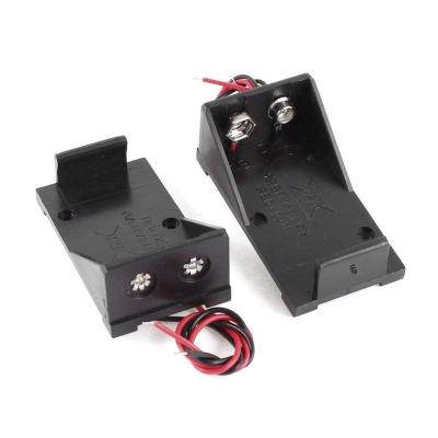 China Putting 9v Battery Holder PCB Mount 9v Cells Li-ion Battery Holder Without DC Connector Cover for sale