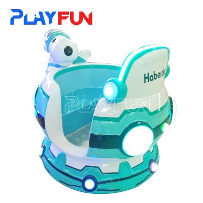 China Haberdo kids ride amusement kids cup Swing Ride Game Machine met MP5 Te koop