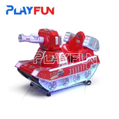 China Großhandel Elektro-Münzen-Spiel-Musik-Swing-Maschine Kinderfahrzeuge Super Tank Schaukelwagen mit Mp5 Sc zu verkaufen