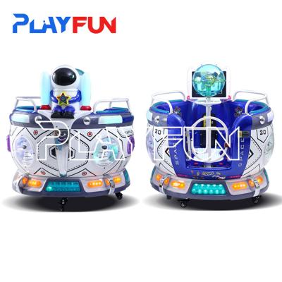 China Playfun Space Cup Rides MP5 Rotate cup plastic kiddy rides crianças máquina de jogos à venda