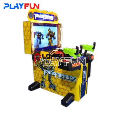 China Máquina de juegos de arcade de monedas para niños juegos de disparos de armas de fuego para niños video simulador de disparo para la familia arcade de interior en venta