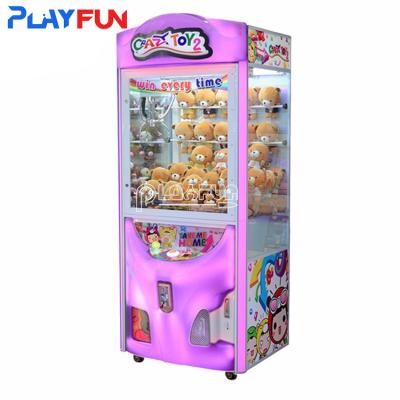 China Playfun pretpark token bill Coin bediend kind gek speelgoed 2 kraan klauwen cadeautomaten spel Te koop