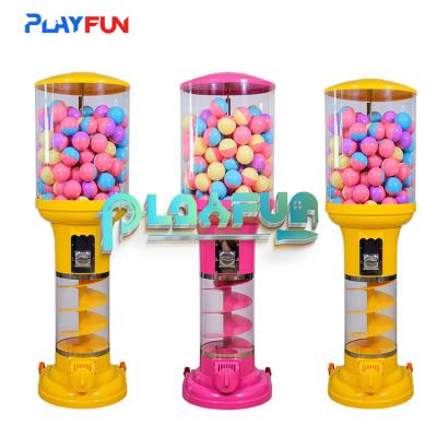 China Máquinas de bola de cápsula para presentes de doces operadas por moedas Bouncy balls Egg capsules toys Máquina de venda de gomas espirais à venda