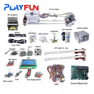 China Bill Acceptors Big Small Toy Catcher Grabber Crane L Claw Kits Components Prize Vending Arcade Games Mach for sale