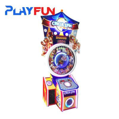 China Playfun Münze Betriebener Zirkus Spin Smart Lotterie Spielmaschine Ticket Arcade Erlösung Spiel zu verkaufen