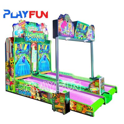 China Playfun New products Delux big size zombie bowling  kiddie bowling game machine  bowling alley arcade games machine for sale