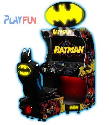 China Amusement Park Coin Operated Bat man Video Car Racing Game Machine for sale