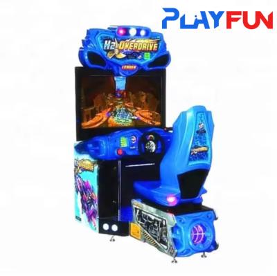 China Entretenimiento en interiores H2 OverDrive Car Racing Arcade Simulador de video Arcade Máquina de juego para la tienda de juegos Centro de compras de juegos M en venta