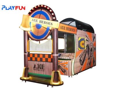 China Coin operated Arcade Game Machine Axe throwing sport game Axe Throwing axes game machine for sale