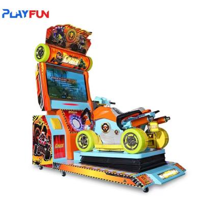 China Crazy Truck Vierwieler Arcade Auto Racing Video Game Machine Te koop