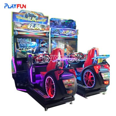 China PlayFun Indoor Simulation Driving Car Motion Racing Car Arcade Game Machine for sale