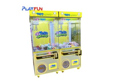 China Playfun Prijs Plush Pop Claw Machine Speelgoed Wereld Claw Game Machine Te koop