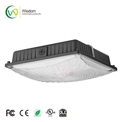 China Tankstelle-Überdachungs-Licht des Bewegungs-Sensor-LED 65 Watt mit Aluminium-PC Abdeckung zu verkaufen