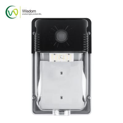 China Black Housing LED Wall Pack Lights , 3000 - 8000K CCT LED Outdoor Wall Lights for sale