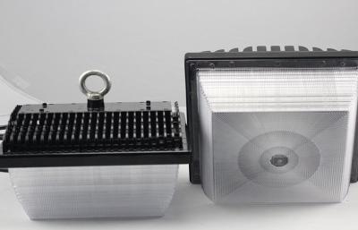 China 7800Lm Square Gas Station Canopy Led Light Fixture Water Proof 100W 120W for sale