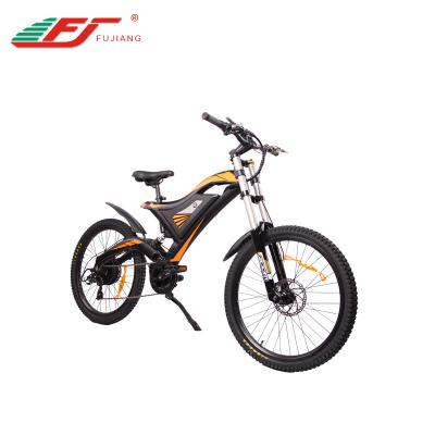 China Aluminum alloy electric mountain bike with aluminum e-bike battery case for sale