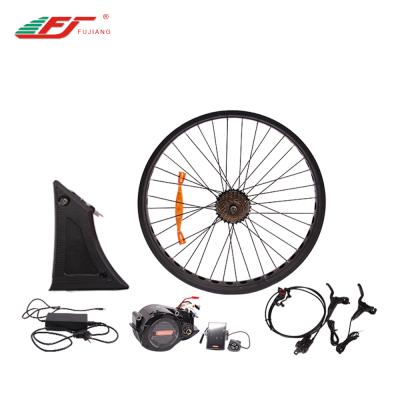 China 48v 1000w mid drive motor electric mountain bike kit with 26