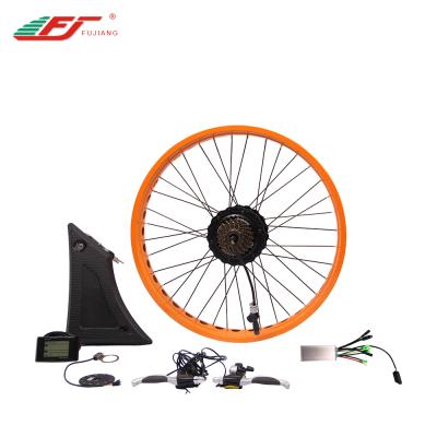 China High quality 48v 10.4ah 14ah battery included electric bike conversion kit 26